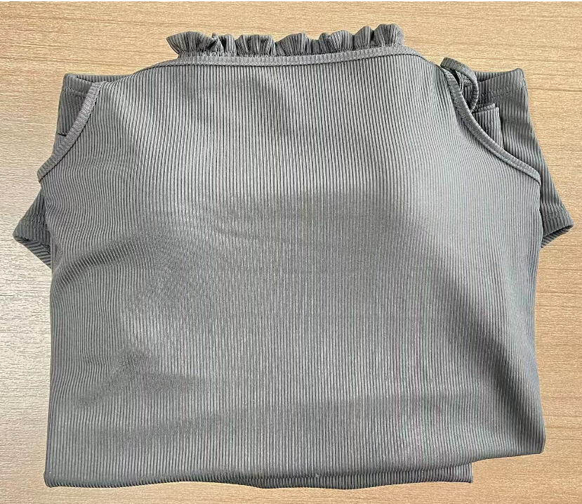 化纤制针织儿童内衣背心