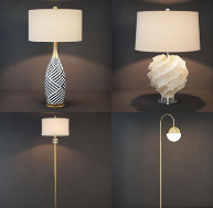 灯具：台灯、落地灯